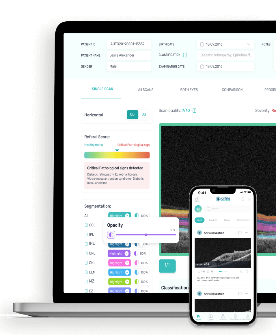 Analysefunktion des Projekts Altris AI