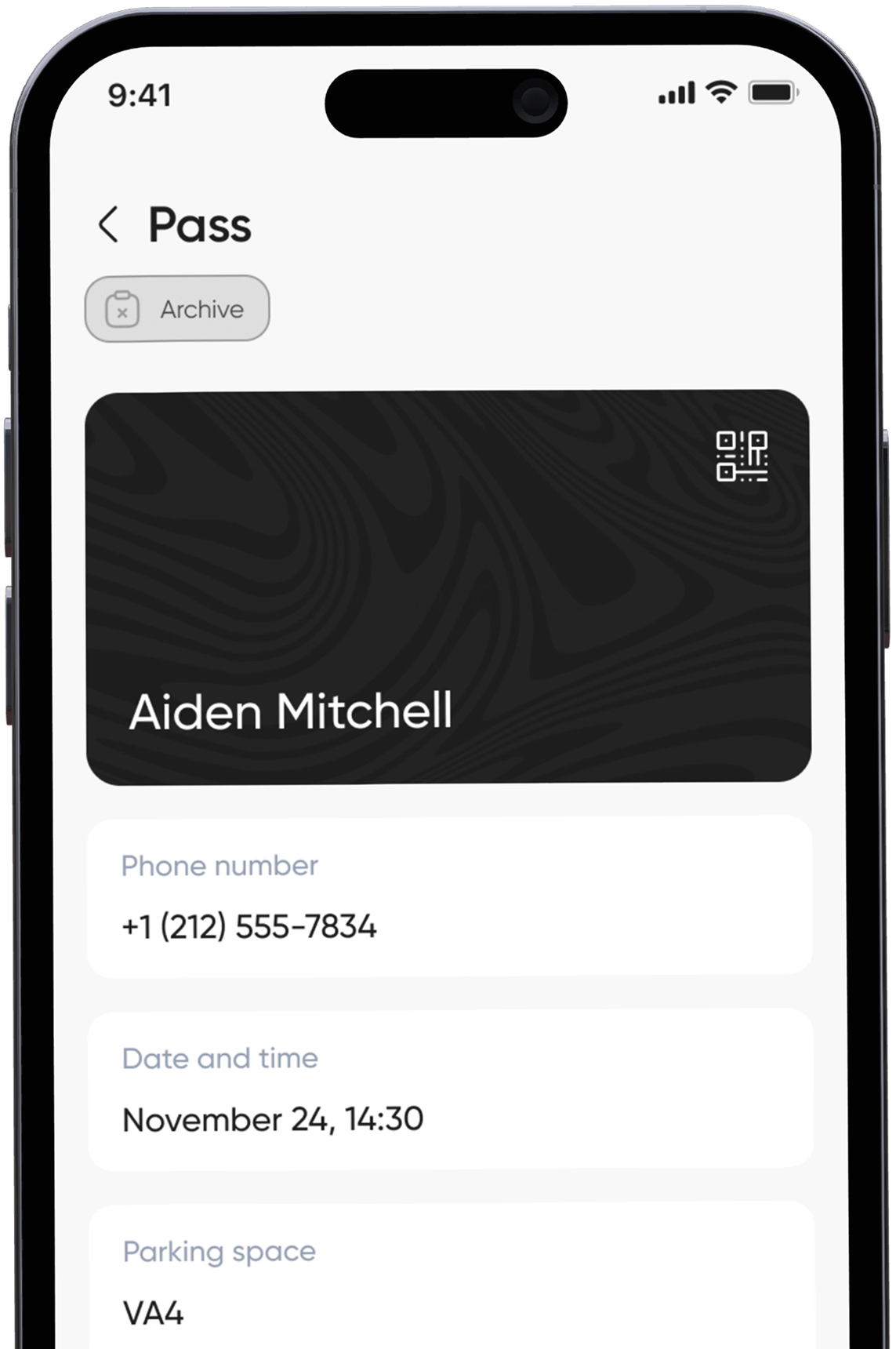 Entry pass generation and access management