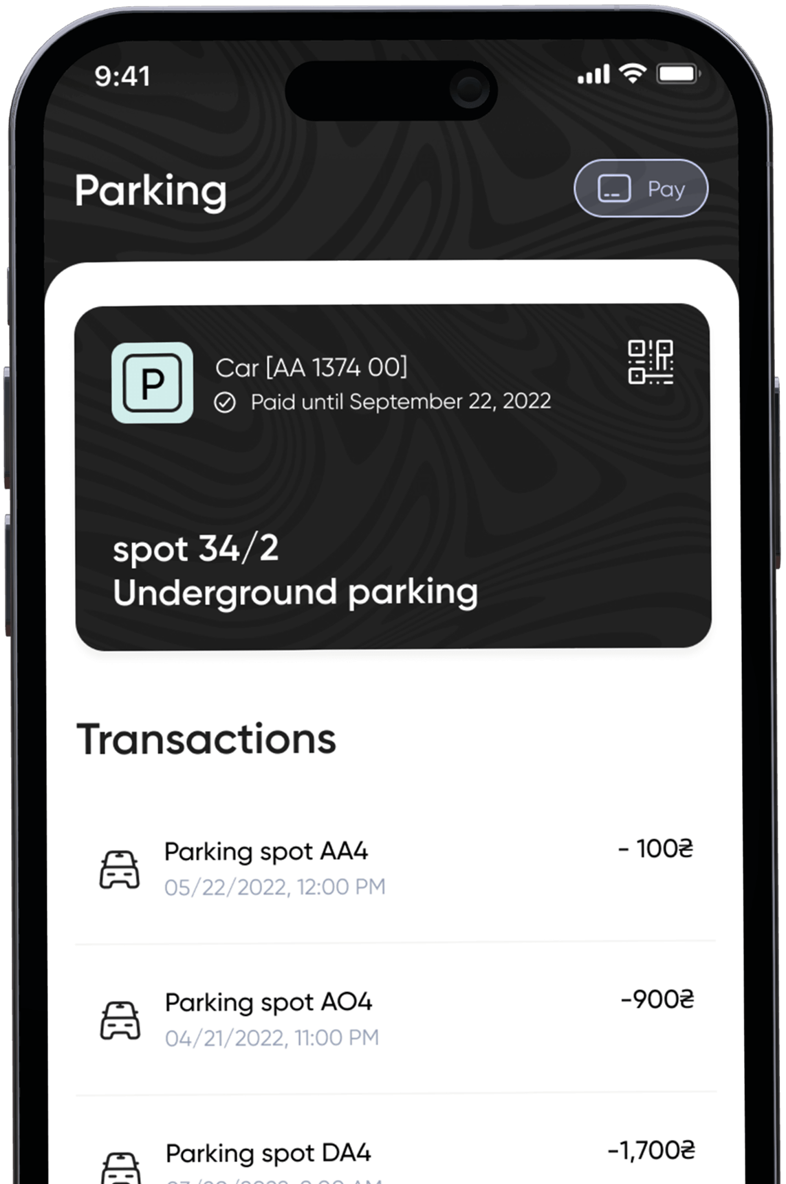 Digital parking pass and payment integration